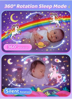 ELTRAZONE Night Light for Kids | 21 Colors + 15 Films + 360° Star Lights for Ceiling Projector | Remote Control + 10 Music Star Projector for Kids | Cute Night Light Projector for Girls Age 1-9  - Image 5