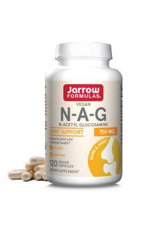 jarrow formulas Jarrow Formulas N-A-G 700 mg, N-Acetyl Glucosamine, Acetylated Form of Glucosamine for Bone and Joint Support, 120 Veggie Capsules, Up to 120 Servings  - Image 1