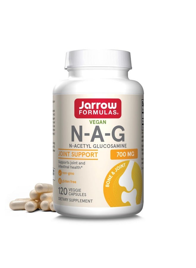 jarrow formulas - Jarrow Formulas N-A-G 700 mg, N-Acetyl Glucosamine, Acetylated Form of Glucosamine for Bone and Joint Support, 120 Veggie Capsules, Up to 120 Servings - Image 1