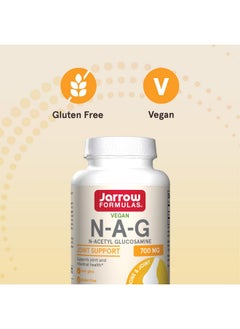 jarrow formulas Jarrow Formulas N-A-G 700 mg, N-Acetyl Glucosamine, Acetylated Form of Glucosamine for Bone and Joint Support, 120 Veggie Capsules, Up to 120 Servings  - Image 5