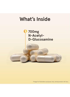 jarrow formulas Jarrow Formulas N-A-G 700 mg, N-Acetyl Glucosamine, Acetylated Form of Glucosamine for Bone and Joint Support, 120 Veggie Capsules, Up to 120 Servings  - Image 3