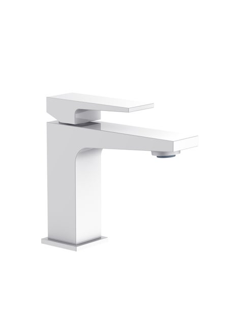 HESANIT Infinity Single Lever Basin Mixer With Pop-Up Waste White - 8001W