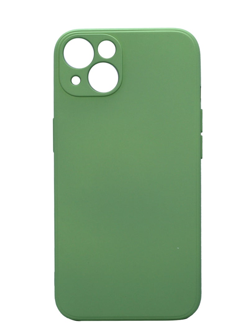 Theodor Protective Ultra Slim Fit Case Liquid Silicone Gel Cover with Full Body Protection Anti-Scratch Shockproof Case For iPhone 13 LIQUID SILICON GREEN - Image 1