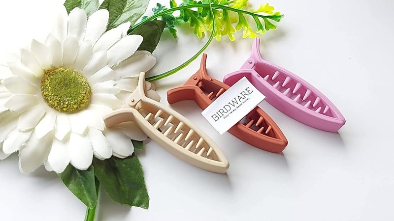 BIRDWARE Medium-Size Multi Color Imported Acrylic Material Butterfly Hair Clips For Women | Hair Clutchers - Image 5