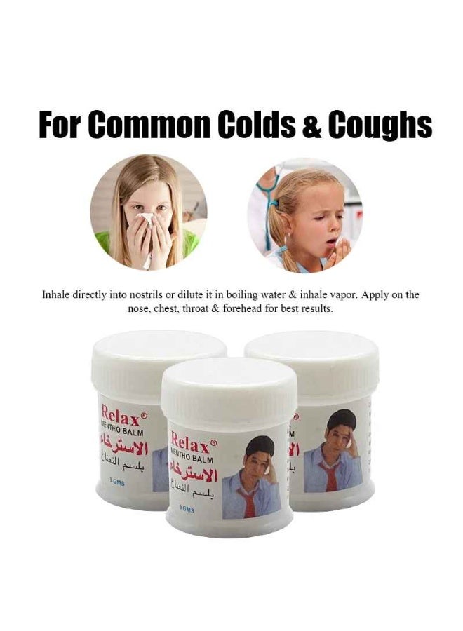 ريلاكس 4 عبوة منثول الاسترخاء لالم الصداع والمفاصل - Image 2