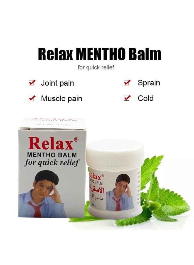 ريلاكس 4 عبوة منثول الاسترخاء لالم الصداع والمفاصل - Image 5