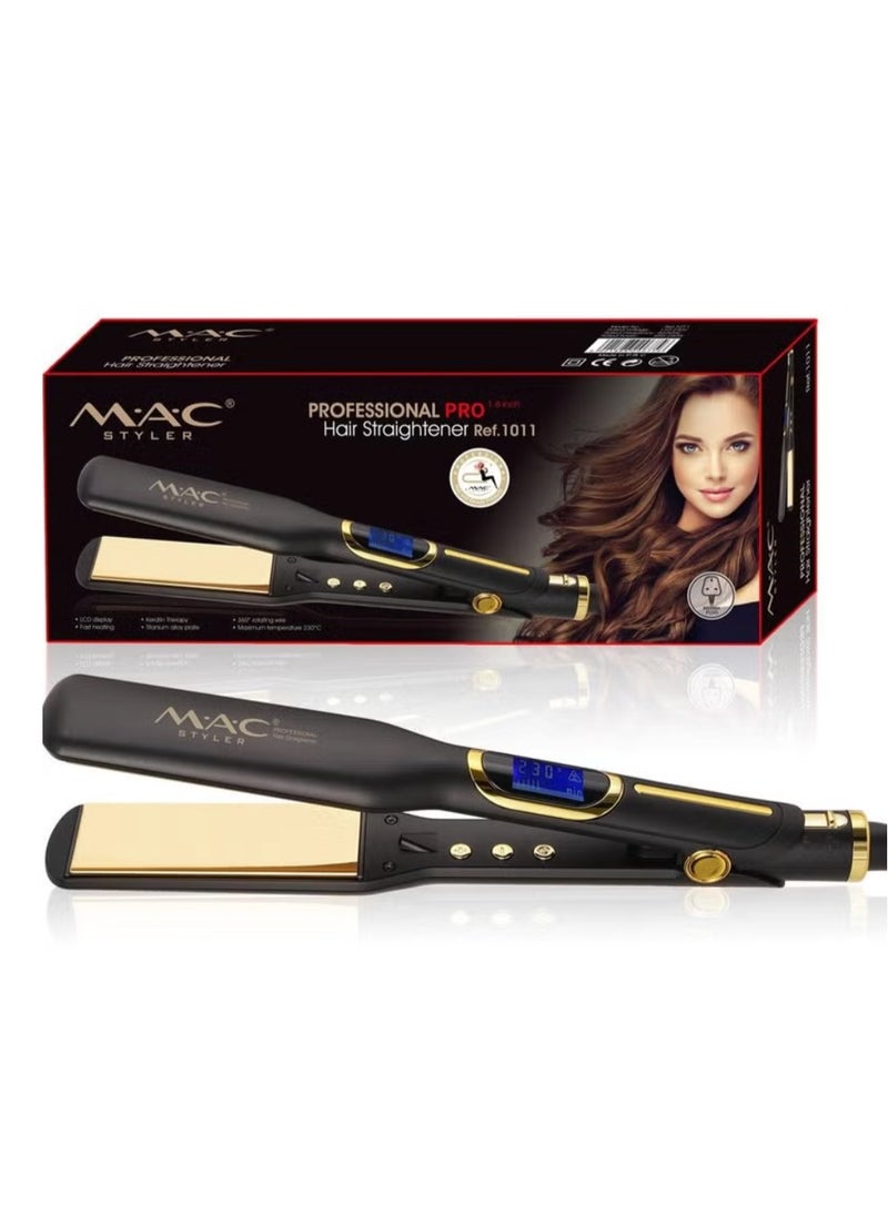 Mac Styler Mac Styler Professional PRO 1.6inch LCD Hair Straightener Ref-1011 