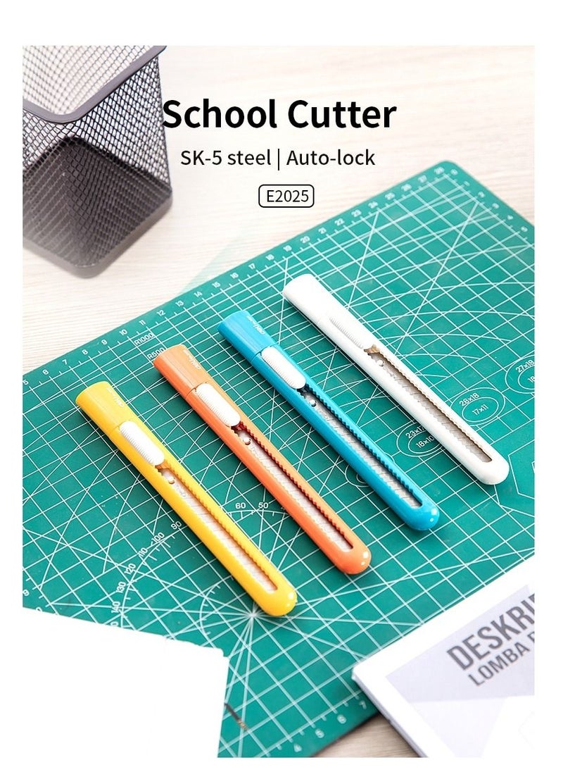 Deli - 4-Piece Snap-Off Utility Cutter Multicolour - Image 1