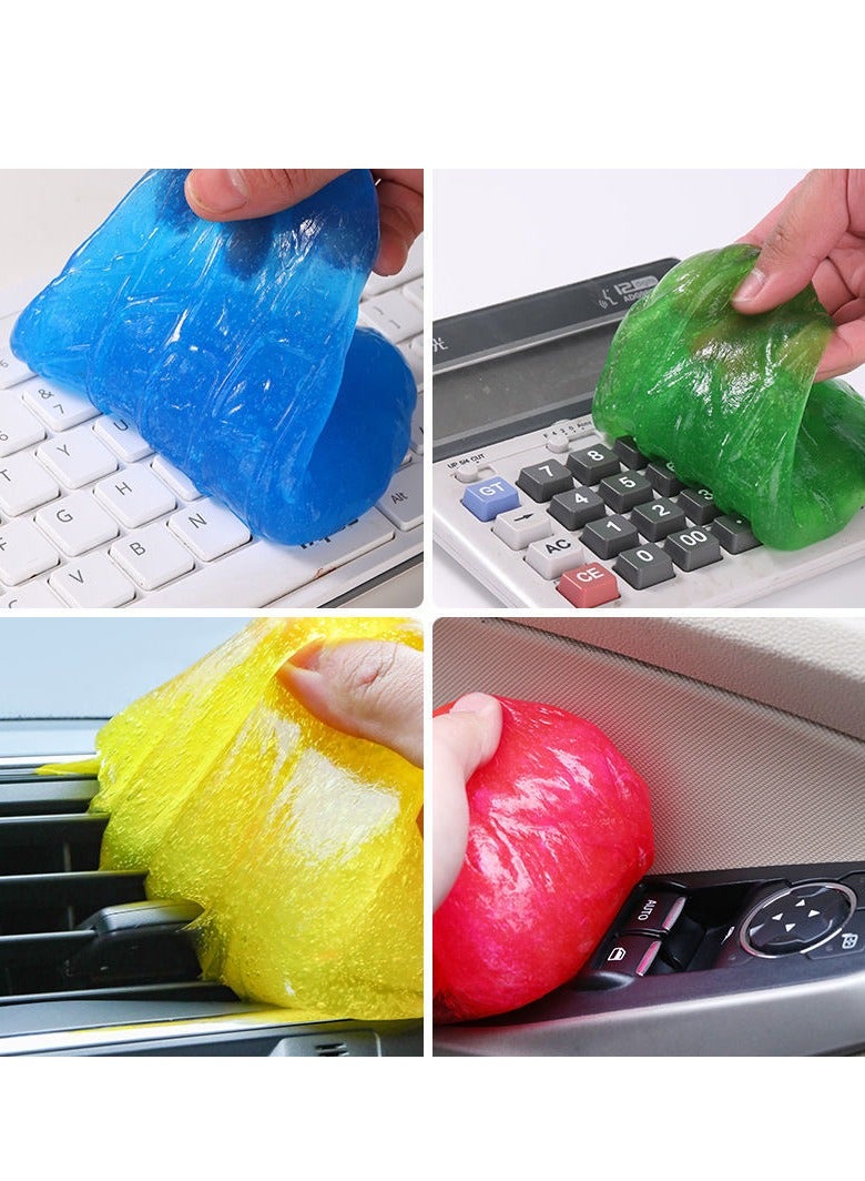 Cleaning Gel Universal Cleaner for Car Vent Keyboard Auto Putty Dashboard Dust Remover Duster Kit - Image 2