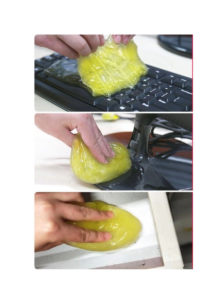 Cleaning Gel Universal Cleaner for Car Vent Keyboard Auto Putty Dashboard Dust Remover Duster Kit - Image 3