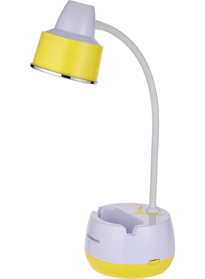 أولسنمارك مصباح طاولة LED قابل لإعادة الشحن Ome2755 مع شاحن USB 5 وات وبطارية ليثيوم 3.7 فولت و1500 مللي أمبير في الساعة و130 لومن، مثالي للاستخدام المنزلي والمكتبي، خفيف الوزن، أنيق، تصميم مبتكر وقابل للطي - Image 1