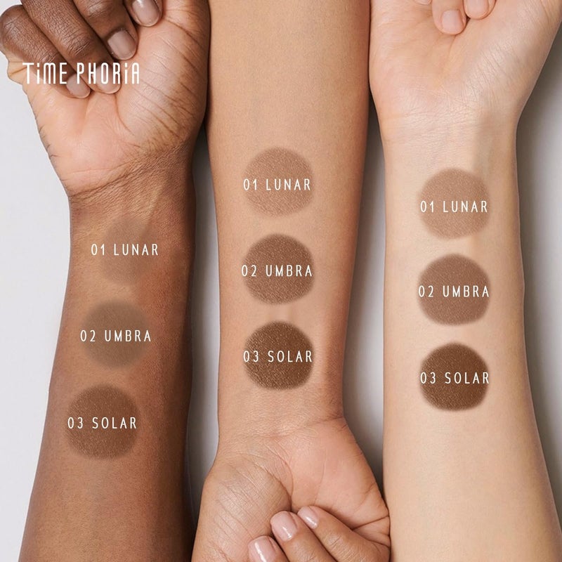 TIMEPHORIA ECLIPSE SPARK 2 in 1 Face Contour Sticks, Blendable, Non-greasy, Long-lasting Cream Face Contouring Pen, Lightweight Finish Makeup, Buildable Coverage, Easy Application (01 LUNAR) - Image 2