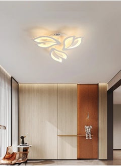 Goeco Acrylic ceiling lamp Magnolia petal shape white 3 heads 50cm 45W warm light 220V  - Image 3