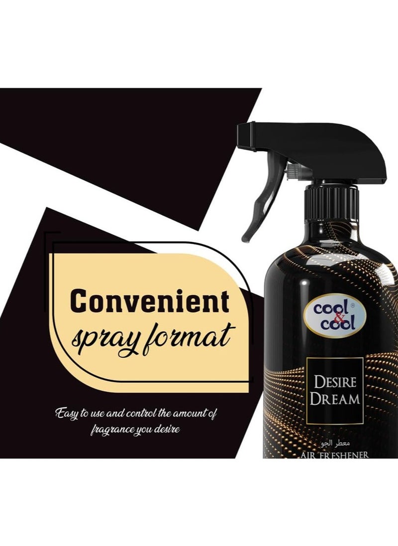 Cool & Cool Desire Dream Air Freshener 500ml  - Image 4