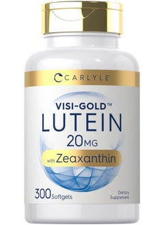CARLYLE Lutein and Zeaxanthin 20mg | 300 Softgels | Eye Health Vitamins | Non-GMO & Gluten Free Supplement  - Image 1