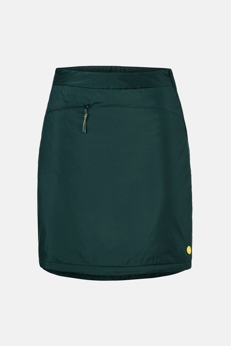 Tchibo Women Thermo Pull On Plain Mini Skirt, Green - Image 2
