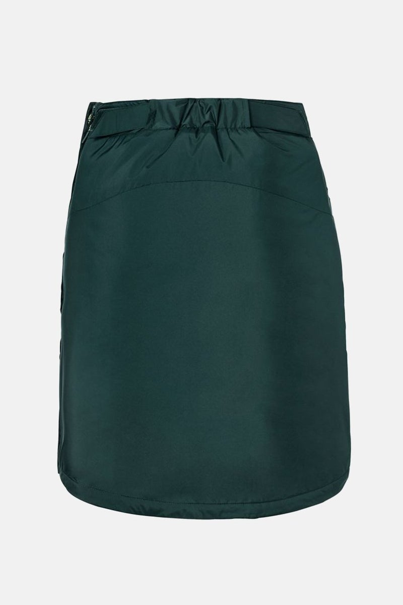 Tchibo Women Thermo Pull On Plain Mini Skirt, Green - Image 3