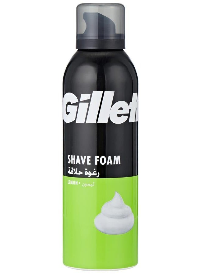 Gillette Foamy Lemon Shaving Foam 200ml