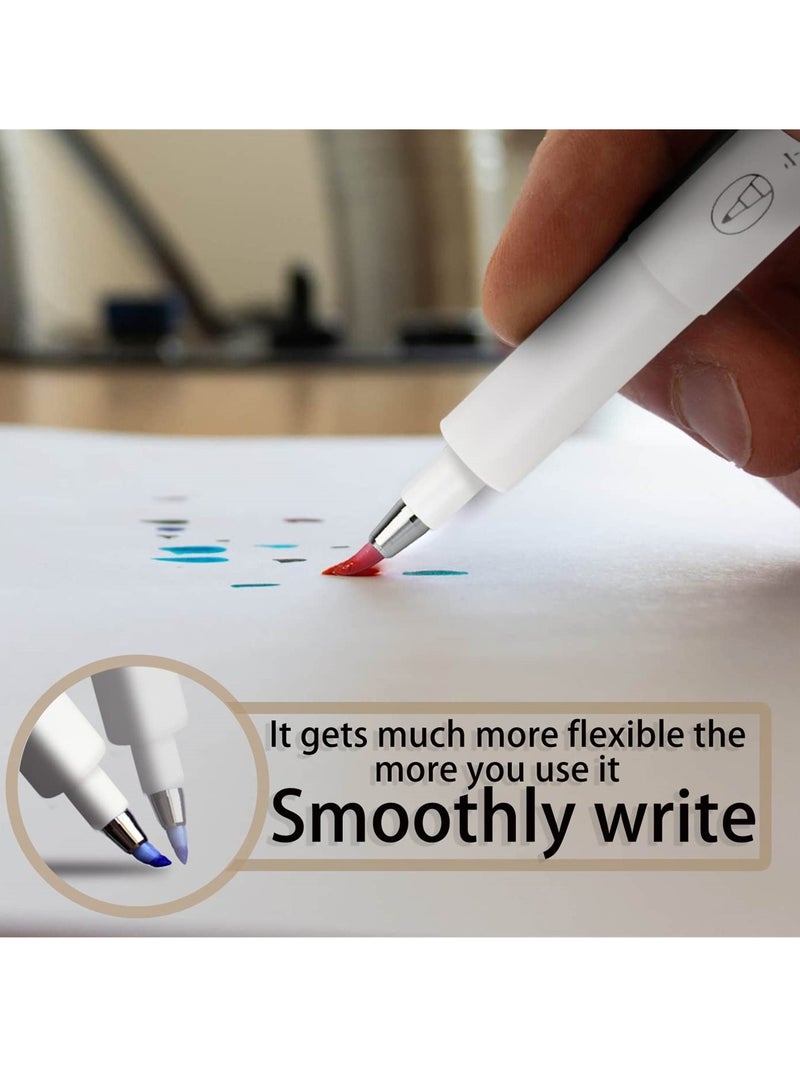 Excefore Arts Sign Brush Pen Brush Tip Marker Fibre Hand Lettering Pens for Signature, Beginners Writing, Journaling, Calligraphy, Illustration, Design and Drawing - Image 5
