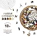 Purdicra Wooden Puzzles for Adults Retro Eagle Wooden Jigsaw Puzzle Unique Animal Shaped Wood Puzzles Adult Christmas Birthday Gifts for FriendsFamily Home Decor 134 134in 290pcs - Image 4