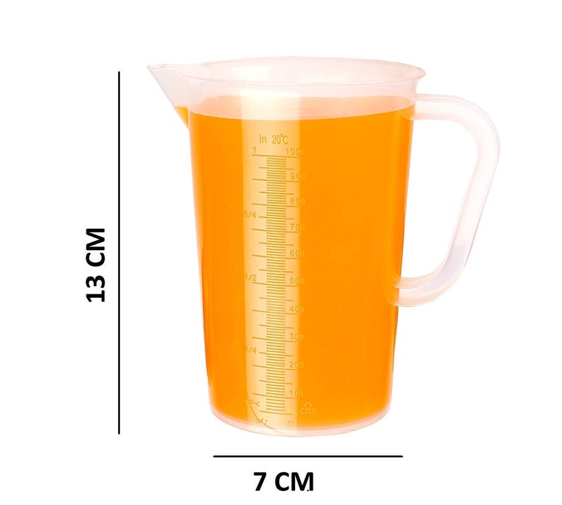 WITEG FZN Measuring Jug Moulded in Polypropylene (1000ml) - Image 4