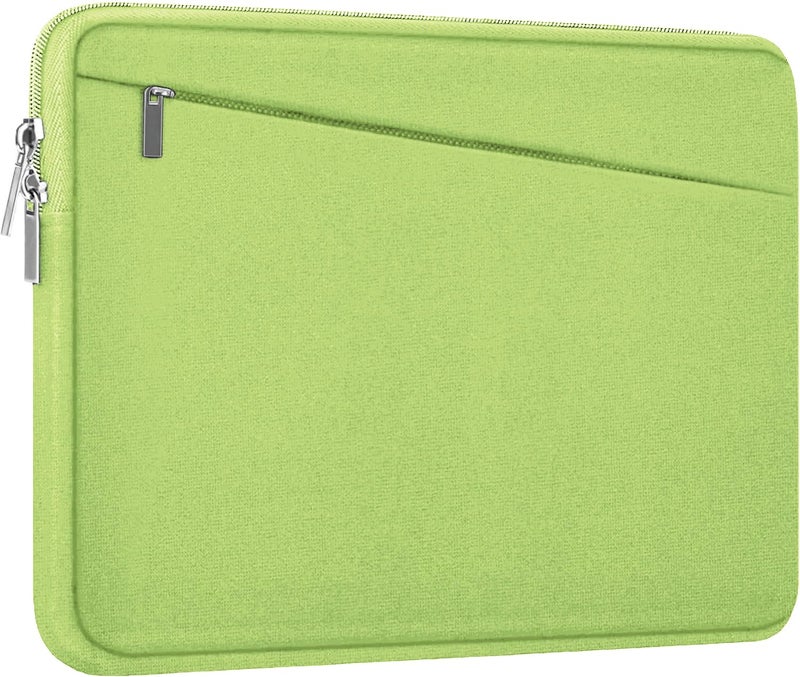 AREYLO Laptop Case 15.6 inch, Slim Computer Carrying Bag Protective Cover Briefcase with Front Pocket, Durable Laptop Cover for 15-16 Inch HP, Dell, Lenovo, Asus, Notebook, Light Green - Image 1
