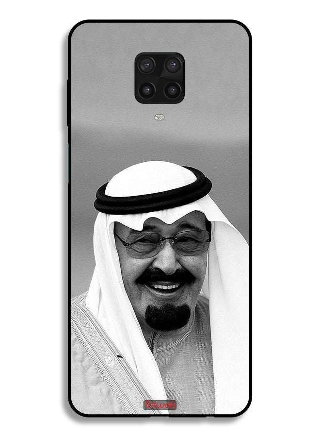 Tolwak Xiaomi Redmi Note 9 Pro Protective Case Cover King Abdullah Smiling Photo - Image 2