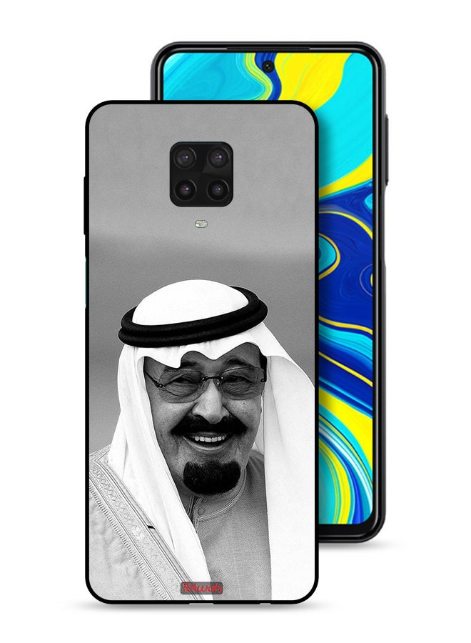 Tolwak Xiaomi Redmi Note 9 Pro Protective Case Cover King Abdullah Smiling Photo - Image 1