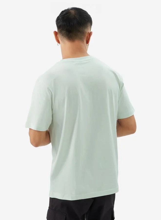 The Souled Store Men Green Popeye Graphic Relaxed Fit T-Shirt