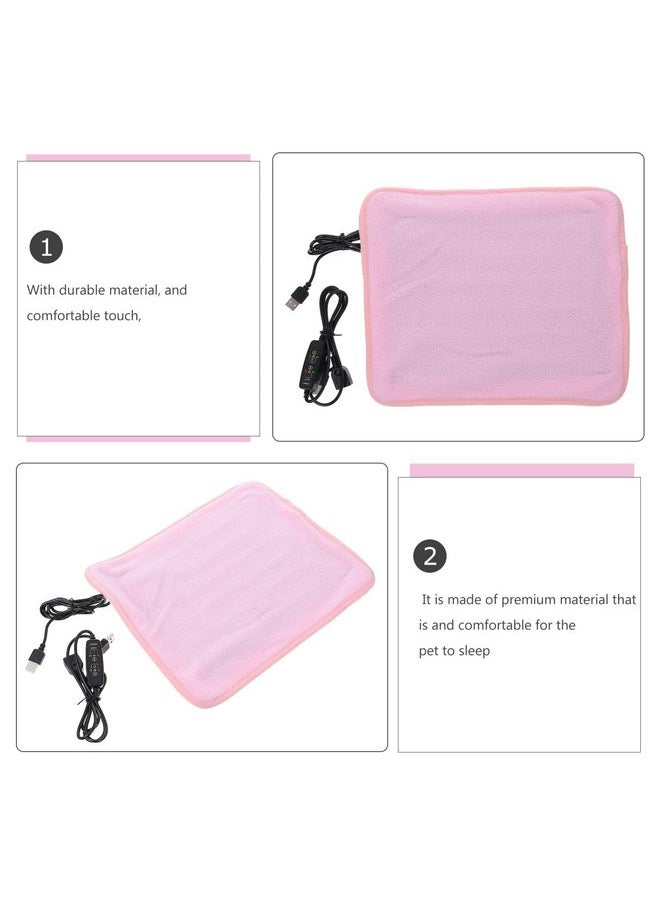 POPETPOP - POPETPOP Reptile Heating Pad 5V 10W Reptile Heat Mat: Tortoise Heating Pad with Temperature Adjustment Polyester Reptile Heater Warm Cushion for Turtle Tortoise Snakes Lizard - Image 1