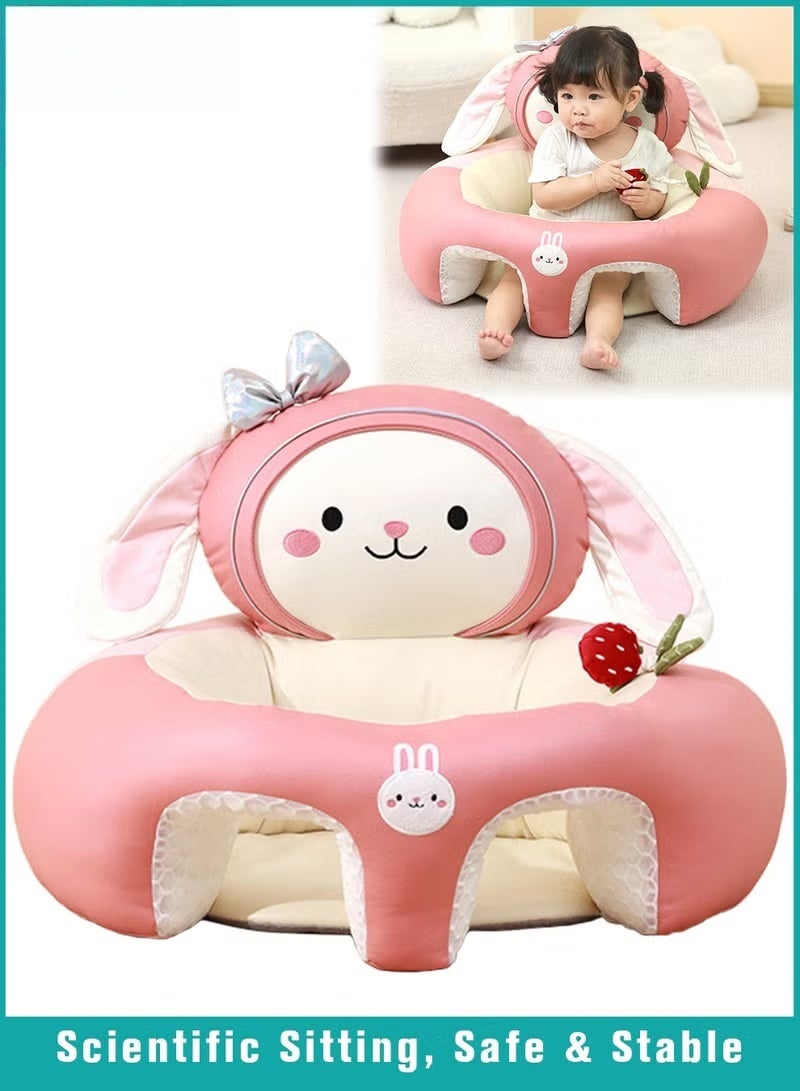 HOOKOR Baby Sitting Support Seat Sofa, Baby Sofa Learn Sitting Chair, Baby Sitting Chair, Infant Sit-up Sofa, Infant Floor Seat With Back Support, Toddler Activity and Feeding Seat, Gift for Kids Boy Girl - Image 1