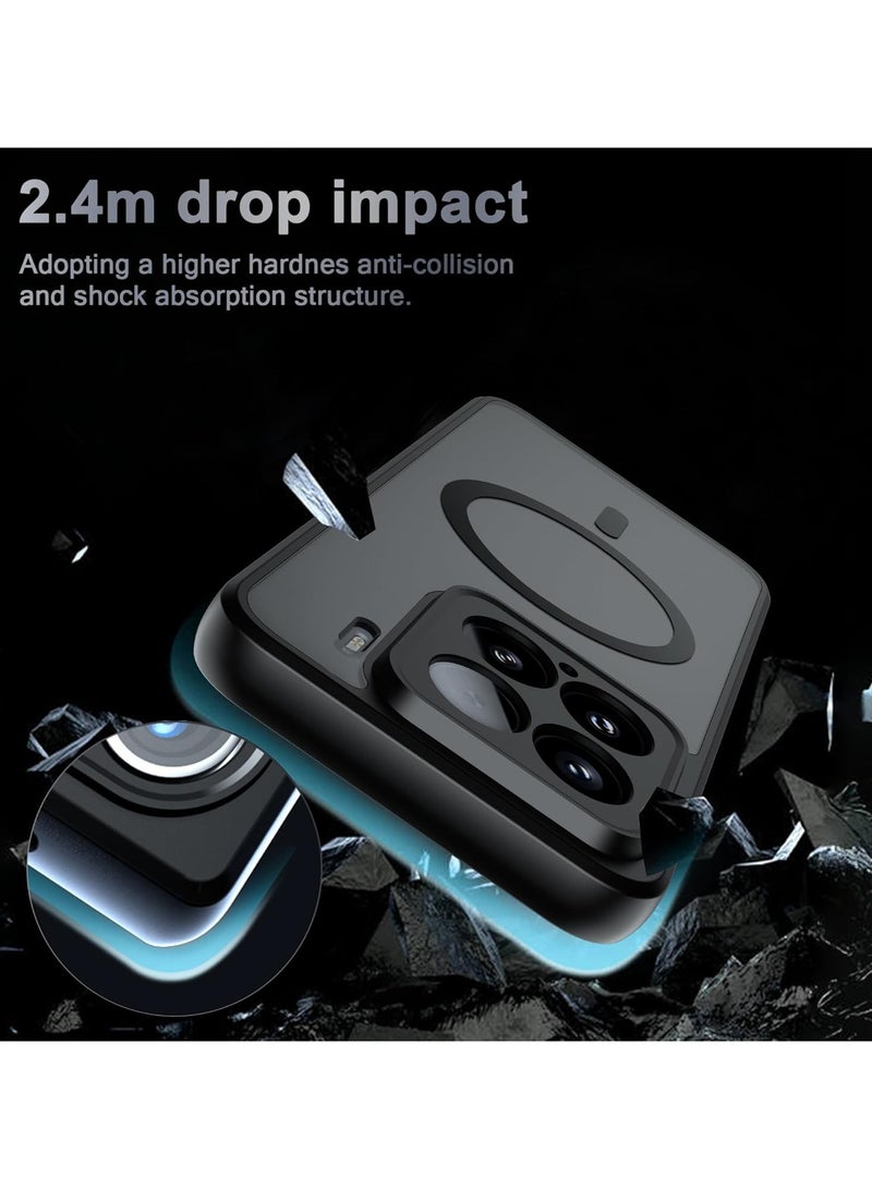 For Xiaomi 15 Case, TPU Shockproof Bumper + PC Hard Plate Matte Skin Feel Mobile Phone Protection Back Cover, Anti-fingerprint Slim Fit Protective Casing - Image 5