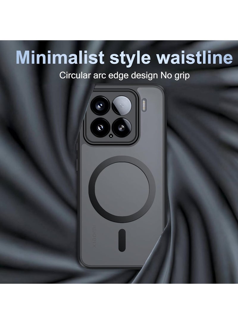 For Xiaomi 15 Case, TPU Shockproof Bumper + PC Hard Plate Matte Skin Feel Mobile Phone Protection Back Cover, Anti-fingerprint Slim Fit Protective Casing - Image 3