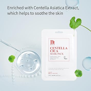 BENTON Goodbye redness centella mask pack Pack of 10 - Image 2