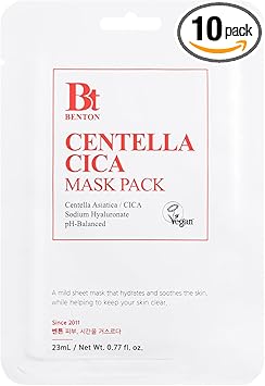 BENTON Goodbye redness centella mask pack Pack of 10 - Image 1