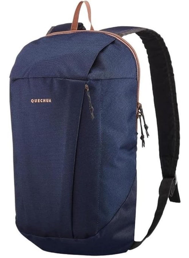 كيتشوا حقيبة ظهر كويتشوا (Quechua) صغيرة الحجم - 10 لتر للمشي والرحلات اليومية - كحلي/أزرق داكن - Image 1