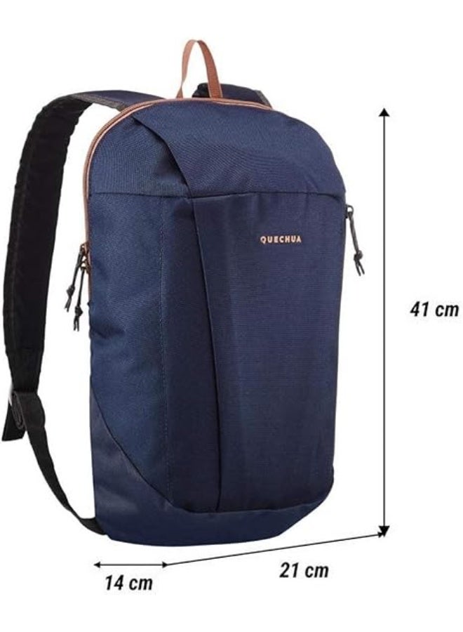 كيتشوا حقيبة ظهر كويتشوا (Quechua) صغيرة الحجم - 10 لتر للمشي والرحلات اليومية - كحلي/أزرق داكن - Image 2