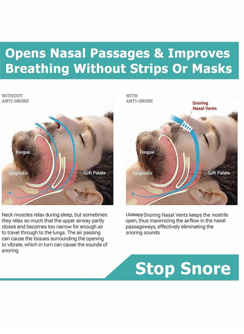 Excefore Nasal Dilators, 8 PCS Snoring Nose, Anti Stopper, Snore Reducing Advanced Devices Aids  - Image 5