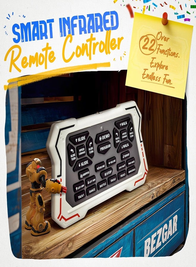 بيزغار ألعاب روبوت بيزجار للأطفال من 3 إلى 12 سنة - روبوت كبير يعمل بالتحكم عن بعد، قابل للبرمجة، يرقص مع 22 حركة، روبوتات إيمو تعمل بالتحكم عن بعد تدعم 78 تعبيرًا مختلفًا، هدية مثالية لأعياد الميلاد والكريسماس للأولاد والبنات - Image 3