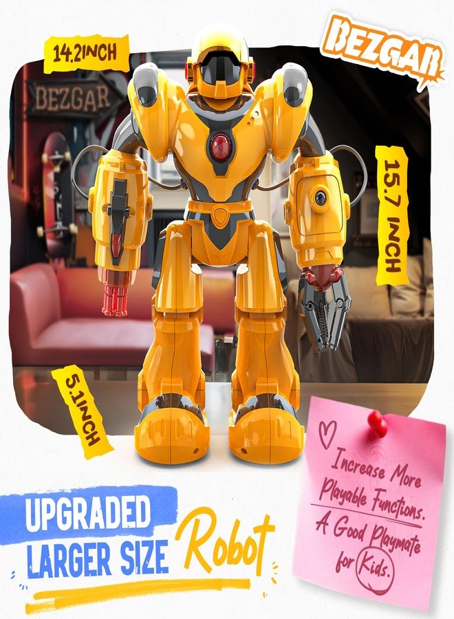 بيزغار ألعاب روبوت بيزجار للأطفال من 3 إلى 12 سنة - روبوت كبير يعمل بالتحكم عن بعد، قابل للبرمجة، يرقص مع 22 حركة، روبوتات إيمو تعمل بالتحكم عن بعد تدعم 78 تعبيرًا مختلفًا، هدية مثالية لأعياد الميلاد والكريسماس للأولاد والبنات - Image 4