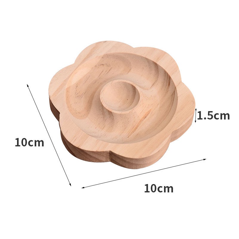 Wooden Bracelet Display Tray Jewelry Props plum blossom 