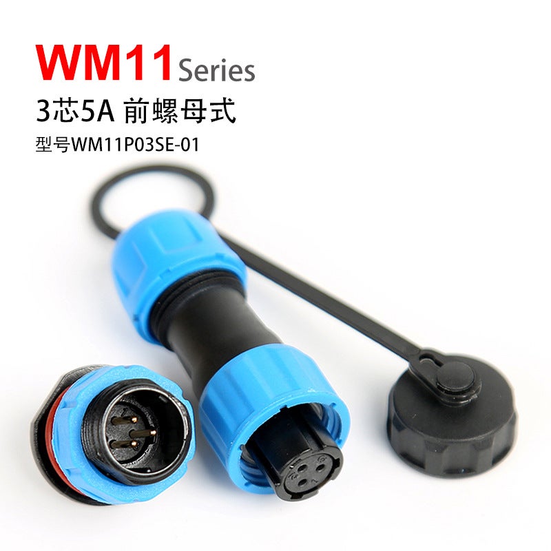 Waterproof Aviation Plug And Socket Wm112 Core 3-Core 4-Core 5-Core Wire And Cable Connector Power Supply Round High Frequency - Image 4