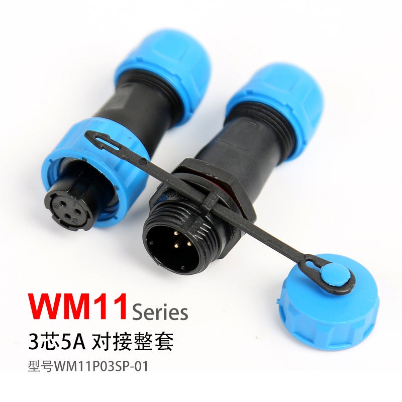 Waterproof Aviation Plug And Socket Wm112 Core 3-Core 4-Core 5-Core Wire And Cable Connector Power Supply Round High Frequency - Image 3