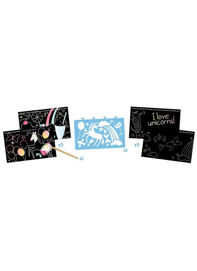 Floss & Rock Colorful Scratch Art Book Activity
