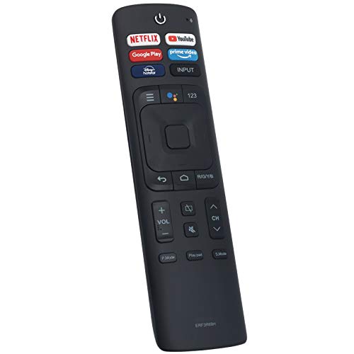 Allimity ERF3R69H Voice Replacement Remote Control fits for Hisense 4K HD Smart Android LED TV 43A71F 50A71F 58A71F 70A71F with APP Shortcut Keys Netflix Primevideo Disney-Hotstar (2020 Model) - Image 2