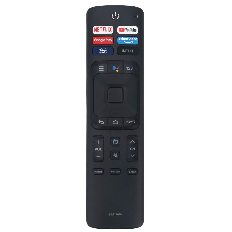 Allimity ERF3R69H Voice Replacement Remote Control fits for Hisense 4K HD Smart Android LED TV 43A71F 50A71F 58A71F 70A71F with APP Shortcut Keys Netflix Primevideo Disney-Hotstar (2020 Model) - Image 5