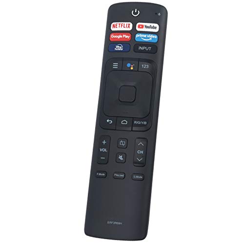 Allimity ERF3R69H Voice Replacement Remote Control fits for Hisense 4K HD Smart Android LED TV 43A71F 50A71F 58A71F 70A71F with APP Shortcut Keys Netflix Primevideo Disney-Hotstar (2020 Model) - Image 3