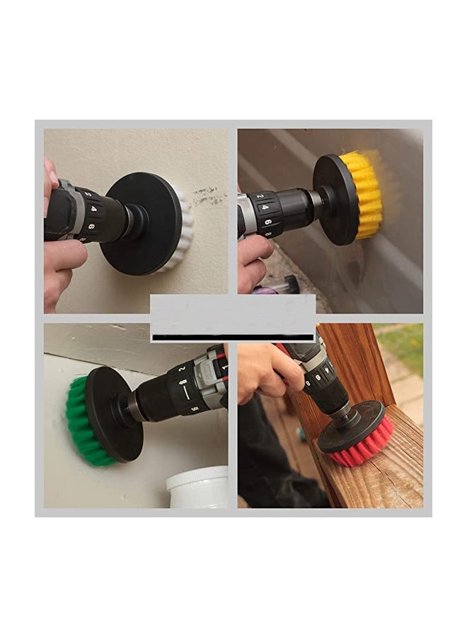 Drill Brush Accessories Set, Clean Brush Attachment Power Scrubber Brush Set, Scrubbing Brush Drill Attachment, Spinning Brush for Cleaning Showers, Corners, Tubs, Bathroom, Tile, Grout - Image 2