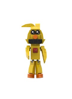 Y&D Horror Smile Animal Model Educational Children's Toy Doll Ornaments Small Particle Assembled Building Blocks Handmade-Yellow  - Image 1