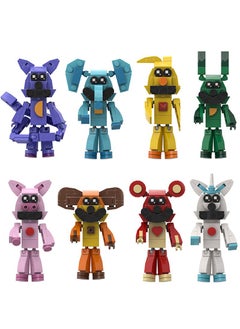 Y&D Horror Smile Animal Model Educational Children's Toy Doll Ornaments Small Particle Assembled Building Blocks Handmade-Yellow  - Image 3